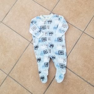 Little Boys Footed Onesie
